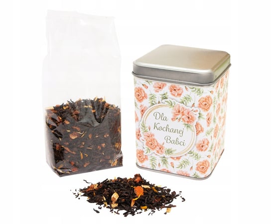 Herbata liściasta w puszce prezent dla Babci Dzień Babci B&B Słodycze z Pomysłem