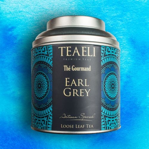 Herbata liściasta w puszce TEAELI Earl Grey, 75 g TeaEli