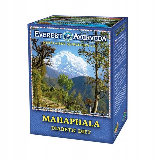 Herbata liściasta ziołowa Everest Ayurveda MAHAPHALA dieta cukrzycowa 100g inna (Inny)