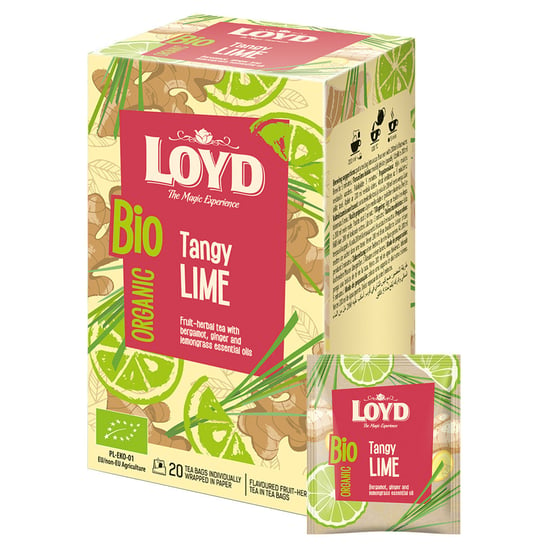 Herbata LOYD BIO Organic Tangy Lime 20 torebek Loyd Tea