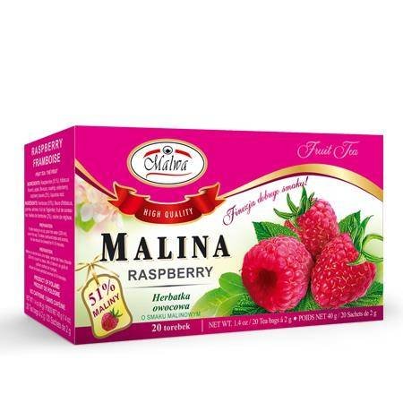 Herbata malinowa 20*2g MALWA Inna marka