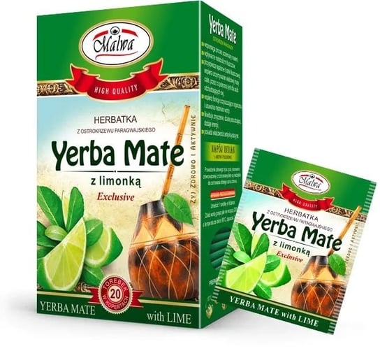 Herbata Malwa Yerba Mate z Limonką 20tb x 2g MALWA TEA