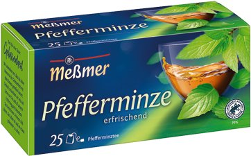 Herbata MESSMER Pfefferminze miętowa mięta pieprzowa 25x2,25g Inna marka