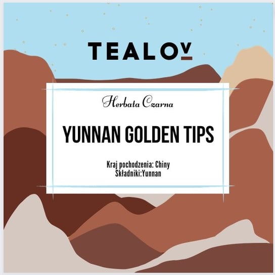 Herbata naturalna 100g YUNNAN GOLDEN TIPS Tealov Tealov