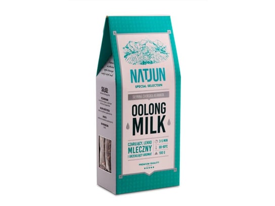 Herbata Oolong Milk Z Anxi W Prowincji Fujian 100G Natjun Natjun