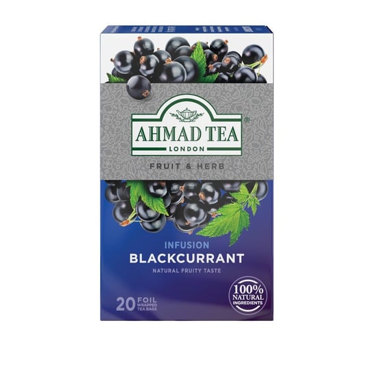 Herbata owocowa Ahmad Tea z czarną porzeczką 20 szt. Ahmad Tea