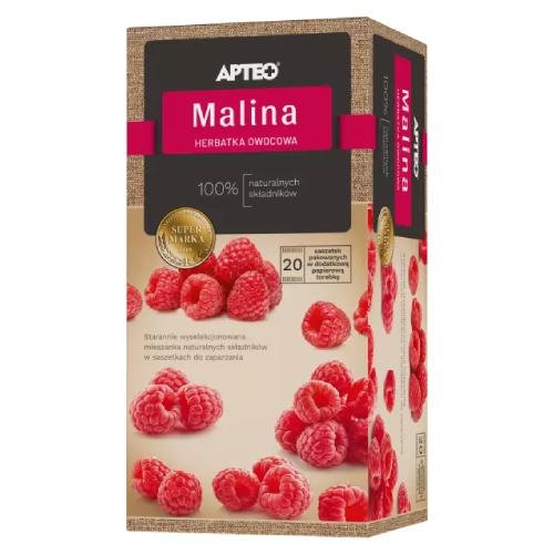 Herbata owocowa Apteo malinowa 20 szt. SYNOPTIS PHARMA