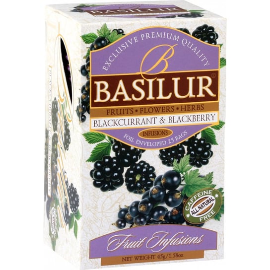 Herbata owocowa Basilur z czarną porzeczką 25 szt. Basilur