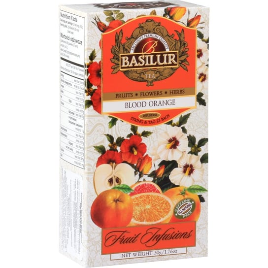Herbata owocowa Basilur z pomarańczą 25 szt. Basilur