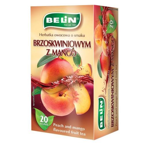 Herbata owocowa Belin z brzoskwinią i mango 20 szt. BELIN