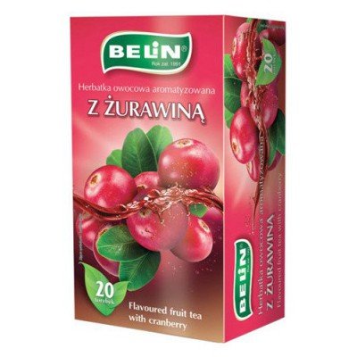 Herbata owocowa Belin z żurawiną 20 szt. BELIN