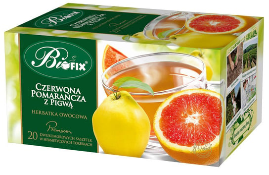 Herbata owocowa Bifix pomarańcza z pigwą 25 szt. Bifix