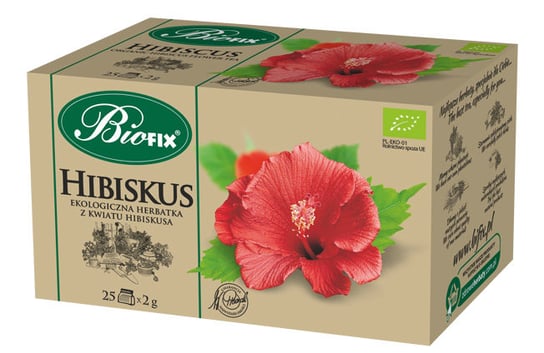 Herbata owocowa Bifix z hibiskusem 25 szt. Bifix