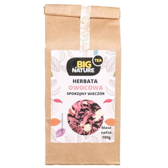 Herbata owocowa Big Nature hibiskus z maliną 100 g Big Nature