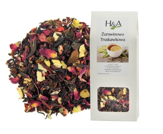 Herbata owocowa H&A z żurawiną i truskawką 70 g H&A