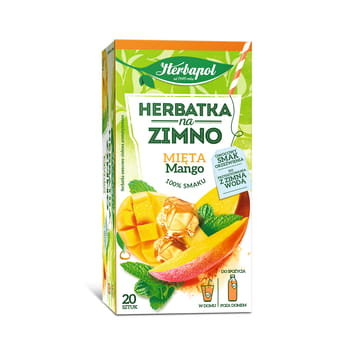 Herbata owocowa Herbapol mięta i mango 20 szt. Herbapol
