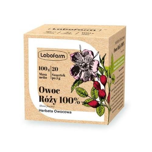 Herbata owocowa Labofarm z różą 20 szt. LABOFARM