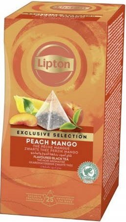 Herbata owocowa Lipton z mango i brzoskwinią 25 szt. Lipton