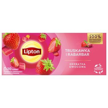 Herbata owocowa Lipton z truskawką i maliną 20 szt. Lipton