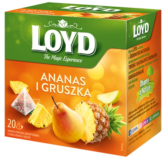 Herbata owocowa Loyd Tea ananasowa 20 szt. Loyd Tea