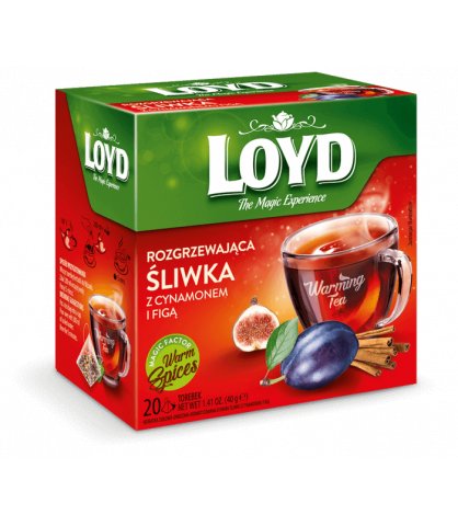 Herbata owocowa Loyd Tea śliwka z figą 20 szt. Loyd Tea