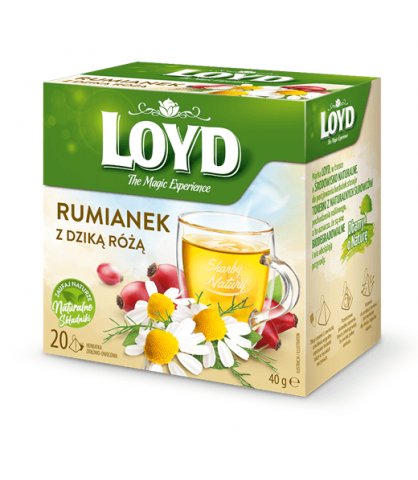 Herbata owocowa Loyd Tea z dziką różą 20 szt. Loyd Tea