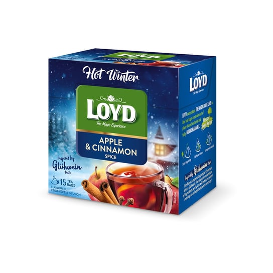Herbata owocowa Loyd Tea z jabłkiem i cynamonem 15 szt. LOYD