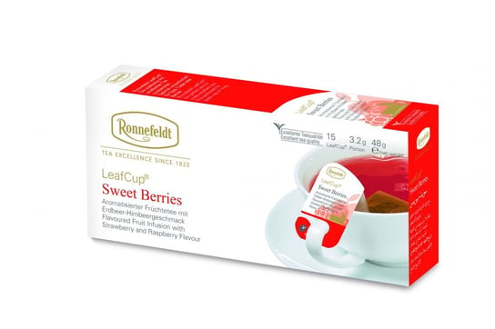 Herbata owocowa Ronnefeldt truskawka z maliną 25 szt. RONNEFELDT
