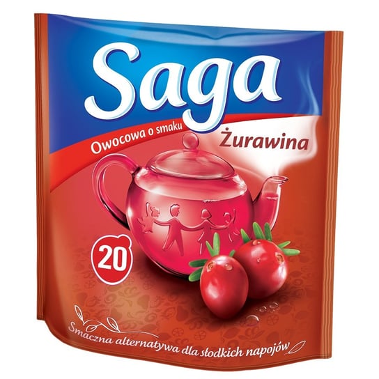 Herbata owocowa Saga żurawinowa 20 szt. Saga