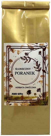 HERBATA OWOCOWA SŁONECZNY PORANEK ZŁOTA TOREBKA AMD Gifts