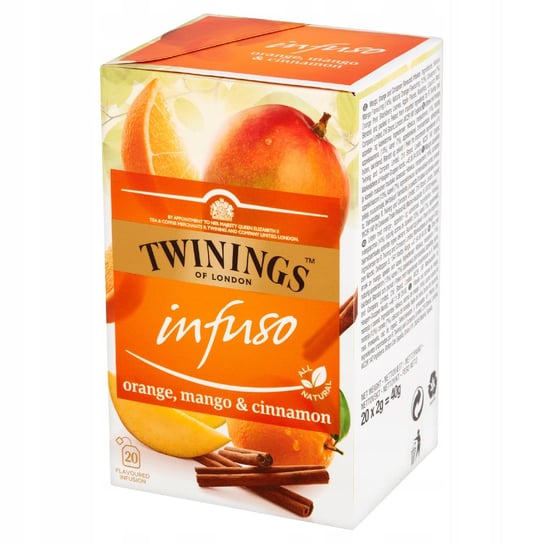 Herbata owocowa Twinings z mango i pomarańczą 40 g TWININGS