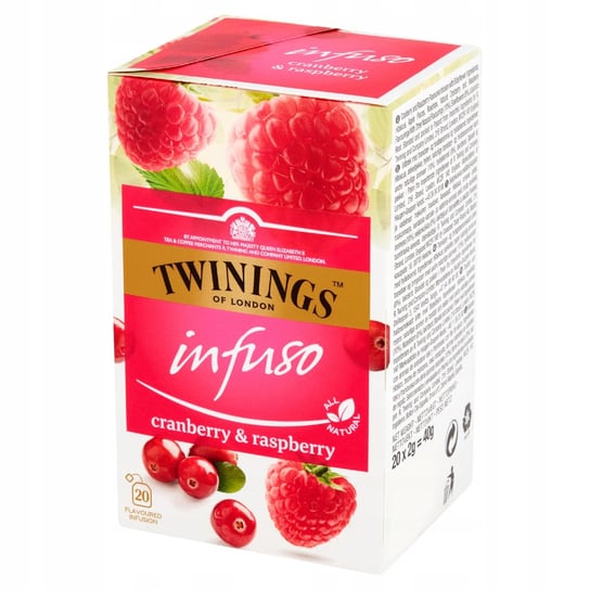 Herbata Owocowa Twinings Z Żurawiną I Maliną 20 Szt. TWININGS