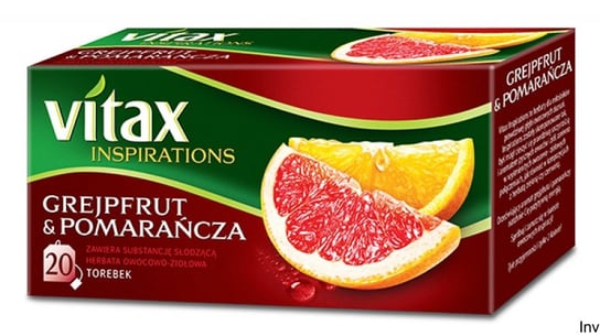 Herbata owocowa Vitax grejpfrut 20 szt. Vitax