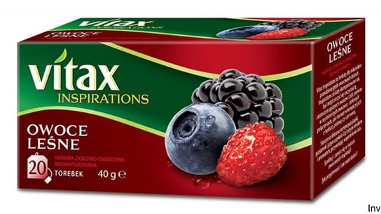 Herbata owocowa Vitax z owocami leśnymi 20 szt. Vitax