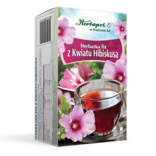 Herbata owocowa z hibiskusem 20 szt. HERBAPOL KRAKÓW