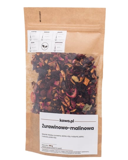 Herbata Owocowa Żurawinowo Malinowa 100g kawa.pl