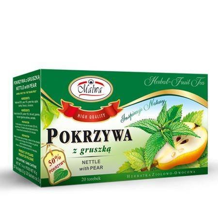 Herbata Pokrzywa + gruszka 20*2g MALWA Inna marka