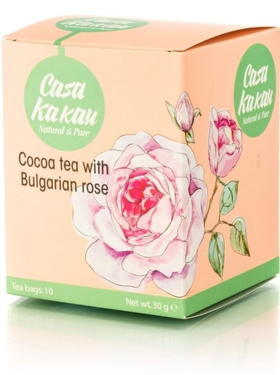 Herbata Różana Z Ziarnami Kakao 30G Casa Kakau