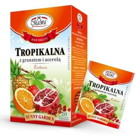 Herbata tropikalna + granat + acerola 20*2g MALWA Inna marka