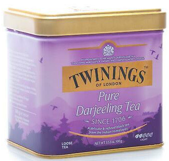 Herbata TWININGS Pure Darjeeling Tea, 100 g TWININGS