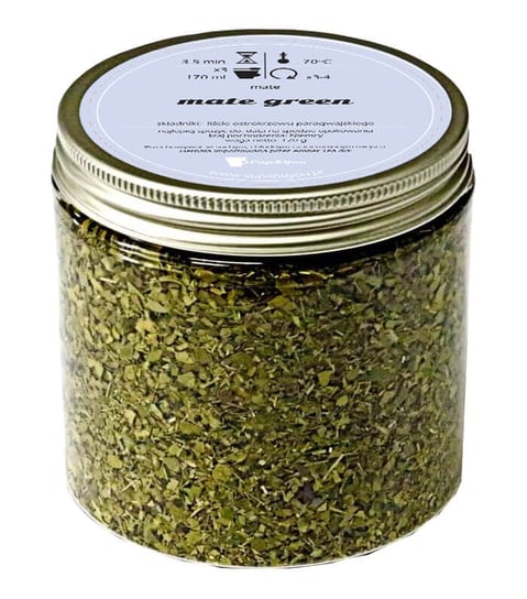 Herbata Yerba Mate GREEN najlepsza liściasta sypana 120g liście ostrokrzewu paragwajskiego Cup&You