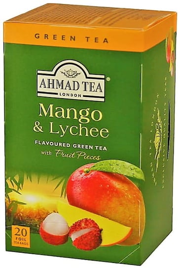 Herbata zielona Ahmad Tea z mango i liczi 20 szt. Ahmad Tea