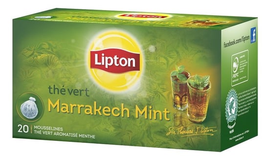 Herbata zielona aromatyzowana Lipton Marrakech Mint, 40 g, 20 szt. Lipton