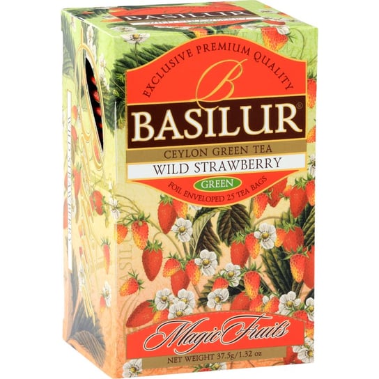 Herbata zielona Basilur truskawkowa 25 szt. Basilur