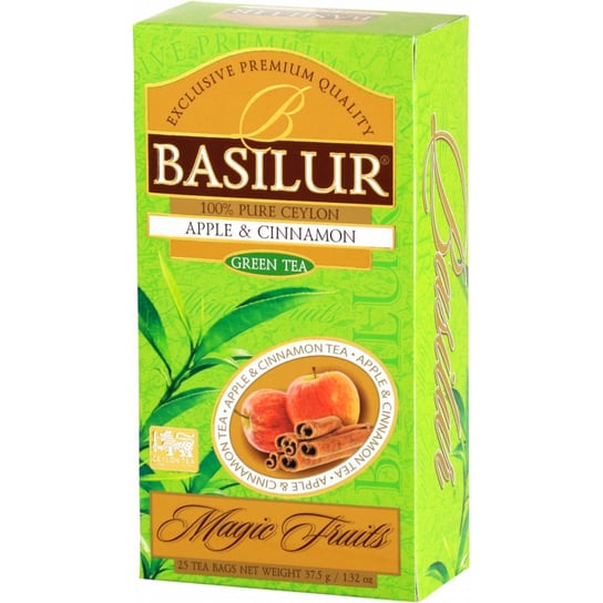 Herbata zielona Basilur z jabłkiem i cynamonem 25 szt. Basilur