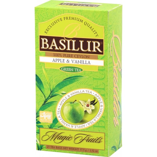 Herbata zielona Basilur z jabłkiem i wanilią 25 szt. Basilur