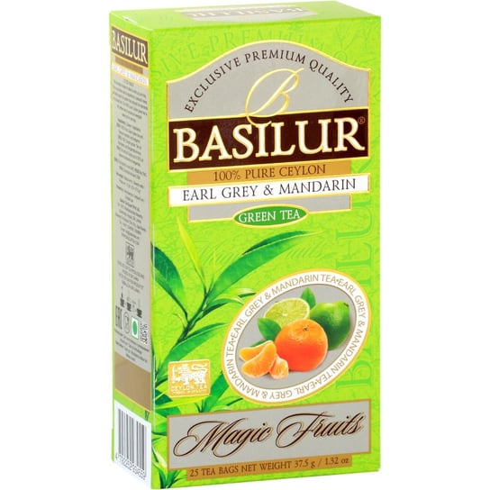 Herbata zielona Basilur z mandarynką 25 szt. Basilur