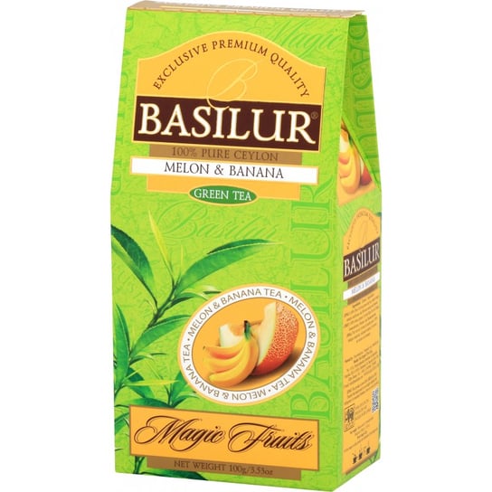 Herbata zielona Basilur z melonem,mango i bananem 100 g Basilur