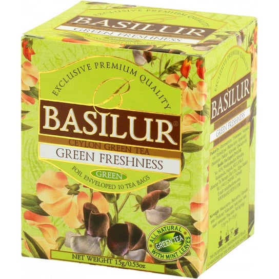 Herbata zielona Basilur z miętą pieprzową 10 szt. Basilur