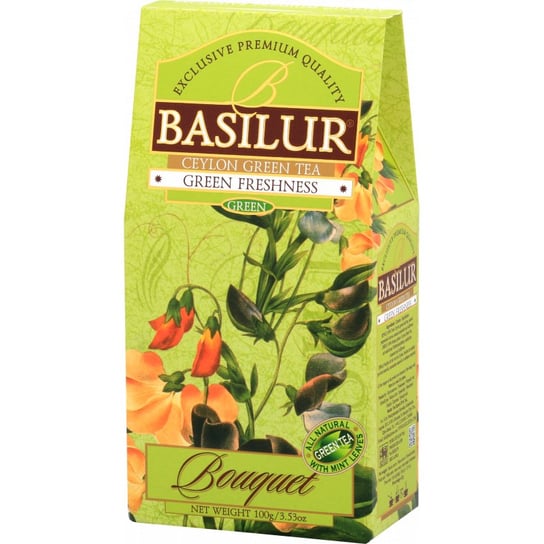 Herbata zielona Basilur z miętą pieprzową 100 g Basilur